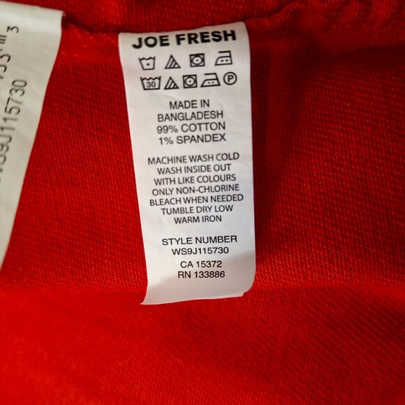 Womens Oversized Utility Jacket Sz S Bright Red Casual Classic - Picture 15 of 16